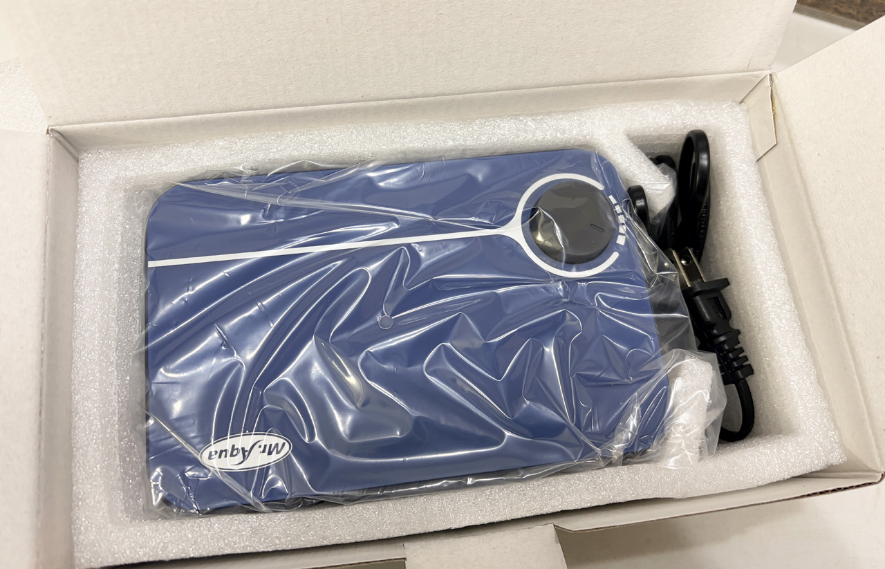 MR AQUA 水族先生新型超靜音打氣機 480D開箱